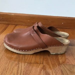 Lotta from Stockholm Leather Clogs